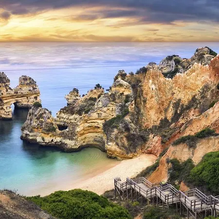 Rose 5 Minutes Walk From The Center Of Carvoeiro And The Beach With Private Heated Pool And Ac Carvoeiro (Lagoa)